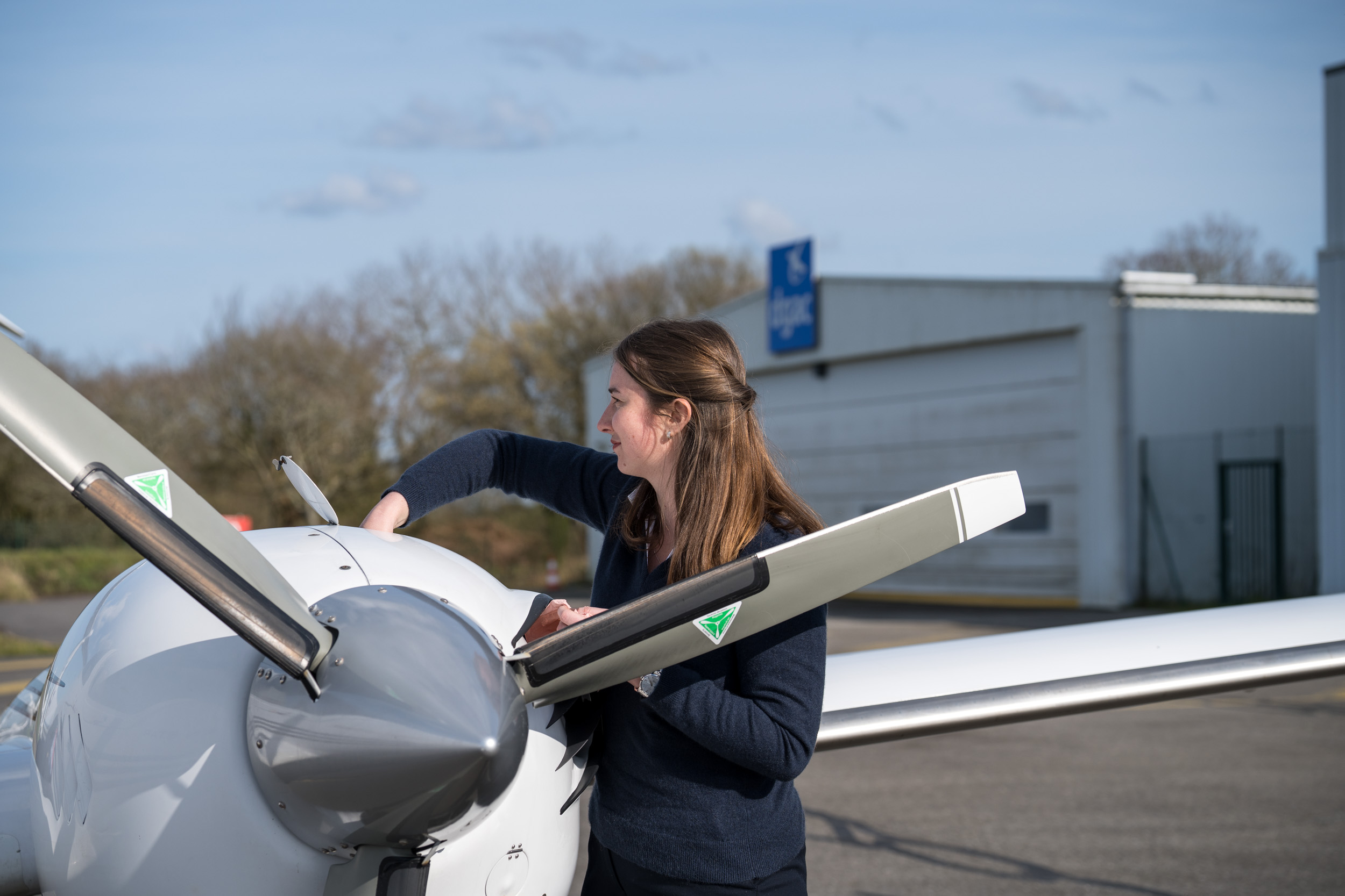 Préparation prévol sur Diamond DA40