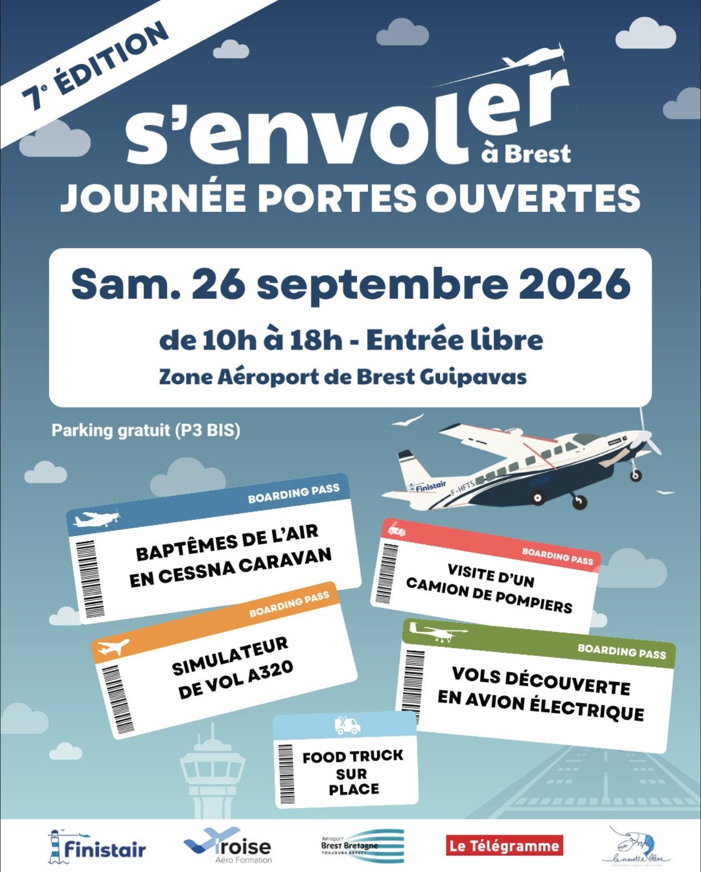 Affiche de S'envoler à Brest du 26 septembre 2026