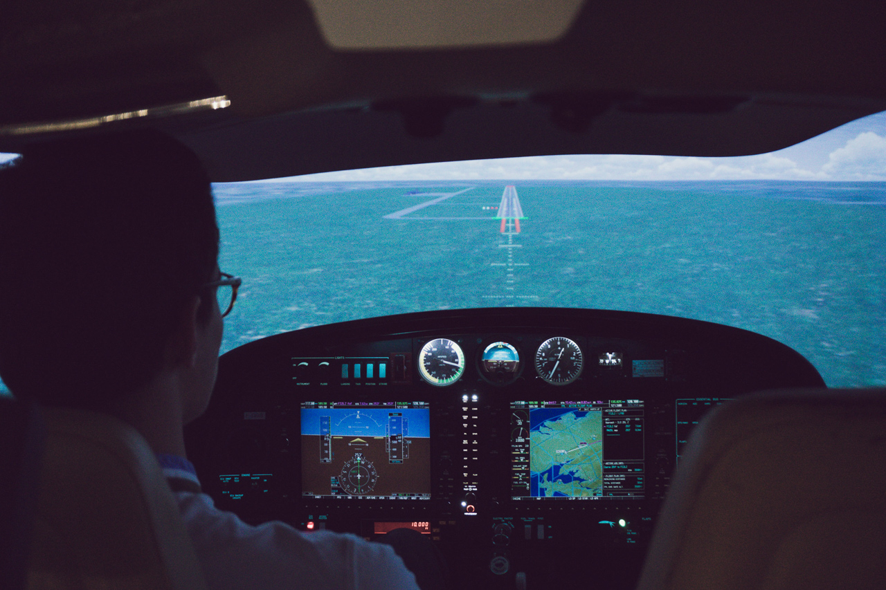 Simulateur FNPTII DA40 G1000 chez Iroise Aéro Formation