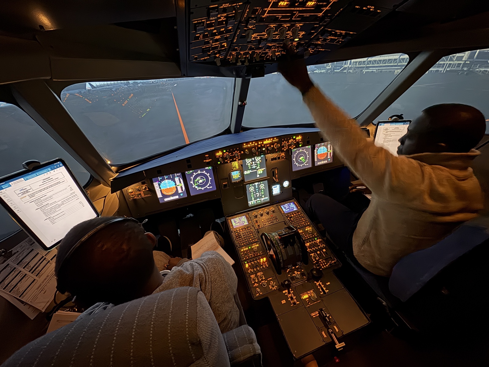 Évaluation finale APS-MCC en simulateur A320 chez Iroise