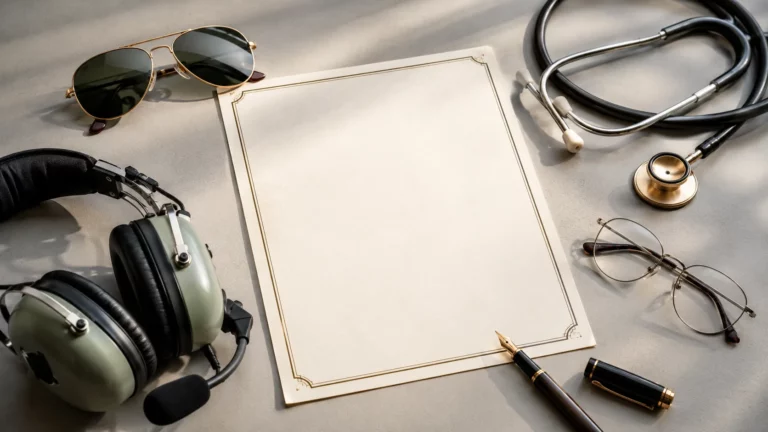Visite médicale classe 1 : le certificat médical du pilote